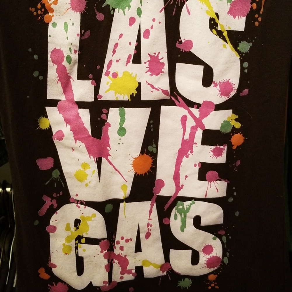 Las Vegas Paint Splatter Graphic Tee